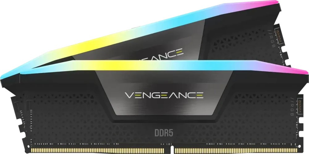 Оперативная память 128 Gb 6400 MHz Corsair VENGEANCE RGB (CMH128GX5M2B6400C42)