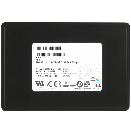 Твердотельный накопитель Samsung 3840 Gb ENTEPRISE (MZ7L33T8HBNA-00A07) OEM