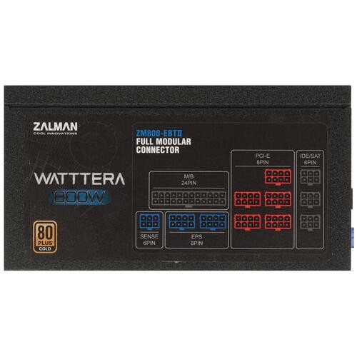Блок питания Zalman 800W ZM800-EBT II