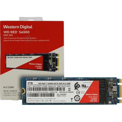 Твердотельный накопитель Western Digital 2000 Gb Red WDS200T1R0B