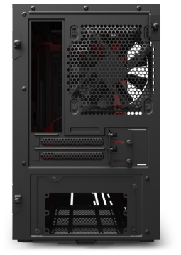 Компьютерный корпус NZXT H210 Black/Red CA-H210B-BR