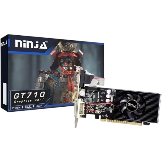 Видеокарта Sinotex Ninja (NF71NP023F) GeForce GT 710 2GB CRT PCIE
