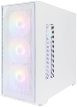 Компьютерный корпус 1STPLAYER DK D6 White (D6-WH-4F1-W)