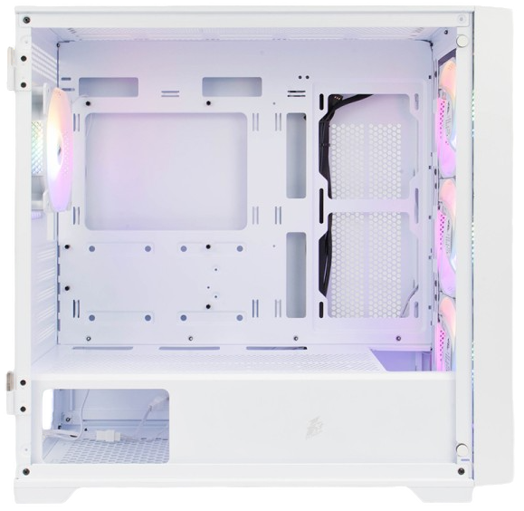 Компьютерный корпус 1STPLAYER DK D6 White (D6-WH-4F1-W)
