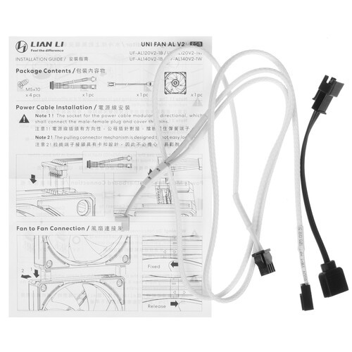 Вентилятор для корпуса Lian Li  UNI FAN AL140 V2 ARGB White G99.14ALV21W.R0 PWM