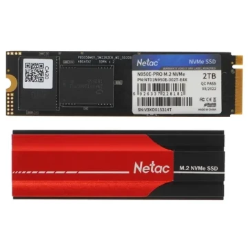 Твердотельный накопитель NETAC 2000 Gb (NT01N950E-002T-E4X)