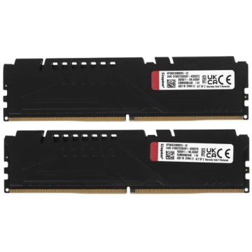 Оперативная память 32 Gb 6000 MHz Kingston FURY Beast Black (KF560C30BBEK2-32)