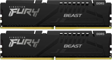 Оперативная память 32 Gb 6000 MHz Kingston FURY Beast Black (KF560C30BBEK2-32)