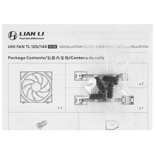 Вентилятор для корпуса Lian Li UNI FAN TL LED 120 ARGB White (G99.12TL1W.R0)