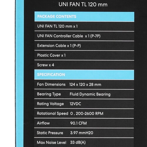 Вентилятор для корпуса Lian Li UNI FAN TL LED 120 ARGB White (G99.12TL1W.R0)