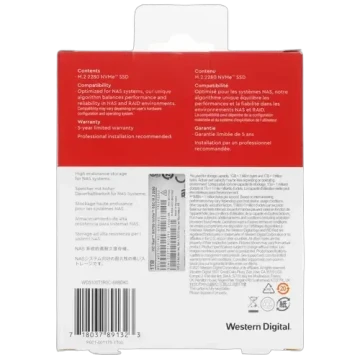 Твердотельный накопитель Western Digital 1000 Gb Red (WDS100T1R0C)