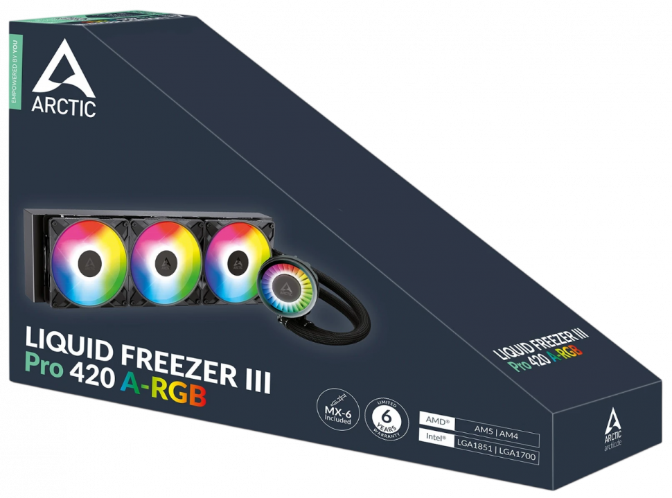 Система жидкостного охлаждения для процессора Arctic Cooling Liquid Freezer III Pro 420 ARGB (ACFRE00185A)
