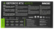 Видеокарта INNO3D (N407T3-126XX-186148N) GeForce RTX 4070 Ti 12GB X3 OC