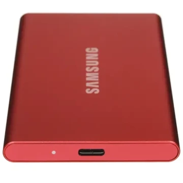 Внешний SSD Samsung 500 Gb T7 TOUCH EXTERNAL Red MU-PC500R/WW