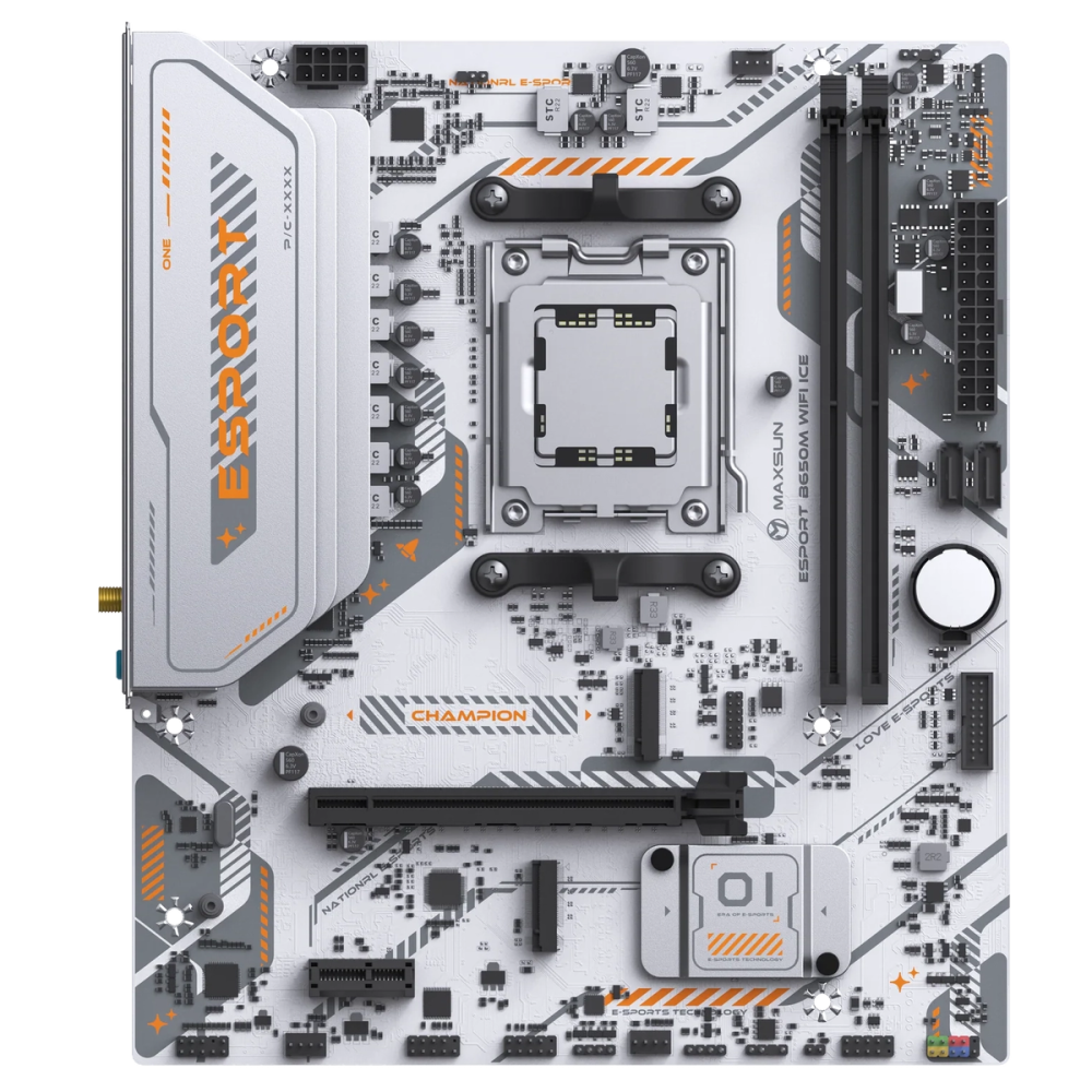 Материнская плата MaxSun MS-eSport B650M WIFI6 ICE (6940709661055)