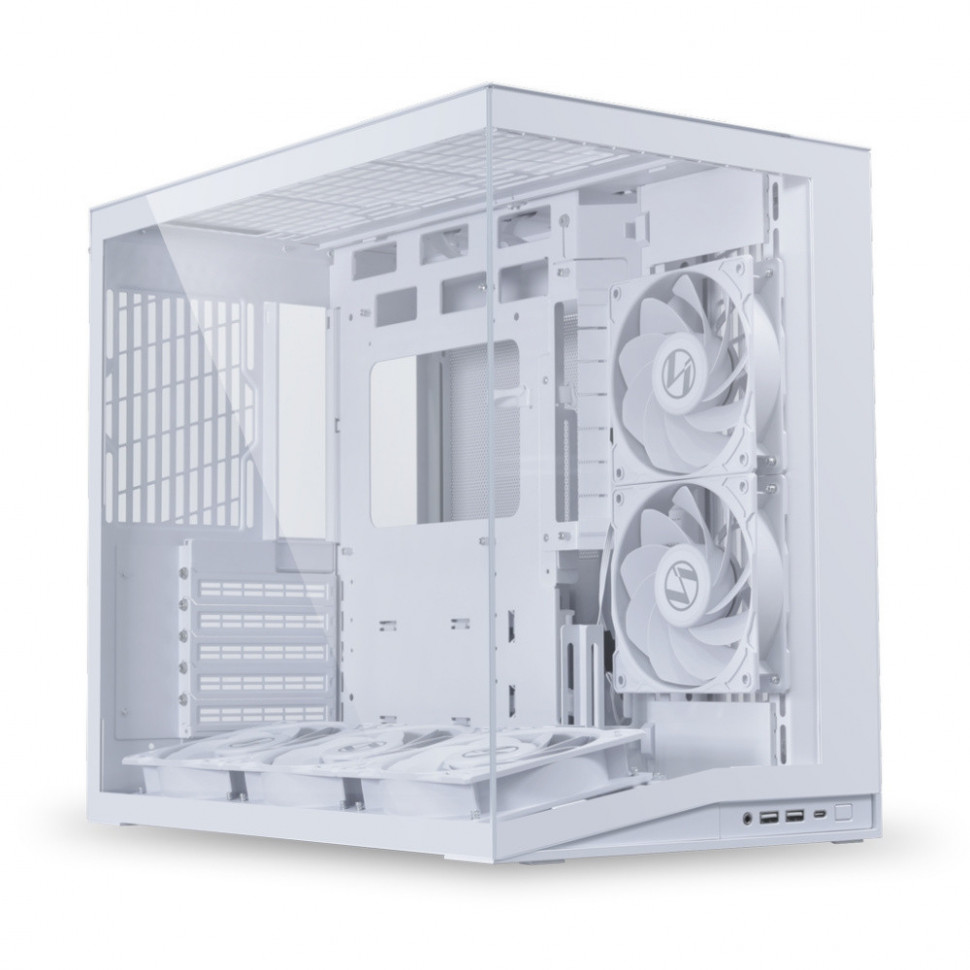 Компьютерный корпус Lian Li O11 Dynamic Mini V2 Flow TG White (G99.O11DMIV2FW.R0)