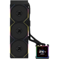 Система жидкостного охлаждения для процессора Lian Li HydroShift II LCD-S 360TL (GHS2LCDS36TB) Black (G89.GHS2LCDS36TB.R0)