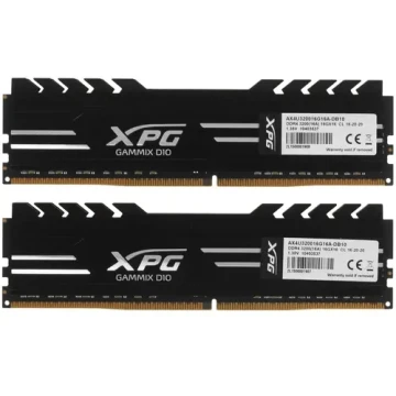 Оперативная память 32 Gb 3200 MHz ADATA XPG GAMMIX D10 Black (AX4U320016G16A-DB10)