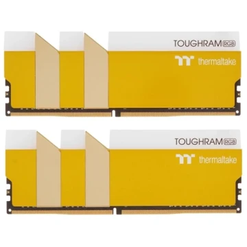 Оперативная память 16 Gb 3600 MHz Thermaltake TOUGHRAM RGB Metallic Gold (RG26D408GX2-3600C18A)