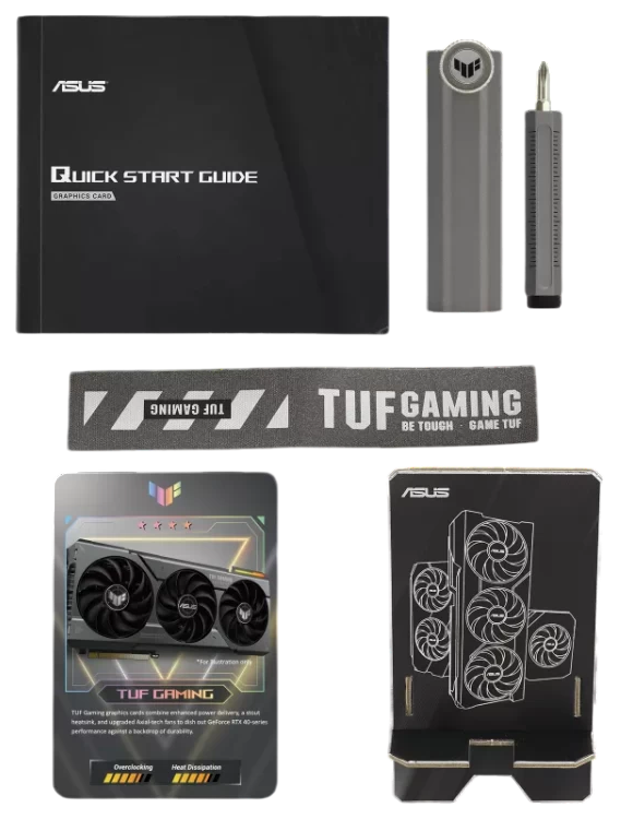 Видеокарта ASUS (TUF-RTX4070-O12G-GAMING) GeForce RTX 4070 12GB TUF GAMING OC 90YV0IZ0-M0NA00