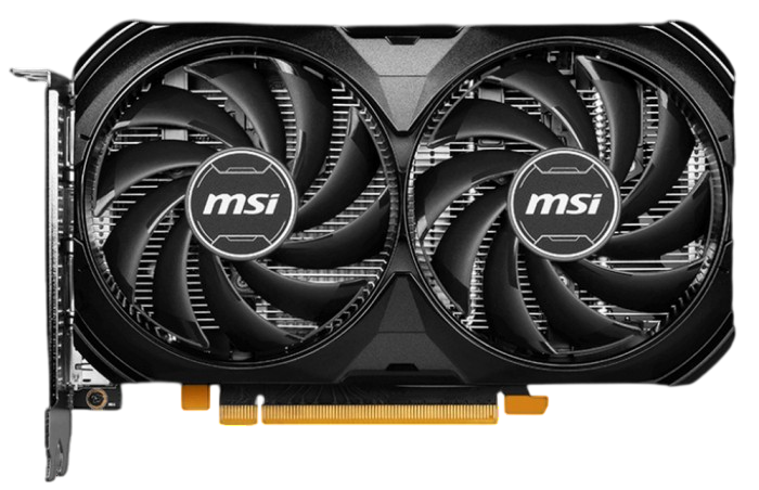 Видеокарта MSI (RTX 4060 VENTUS 2X BLACK 8G OC) GeForce RTX 4060 8GB VENTUS 2X OC Black