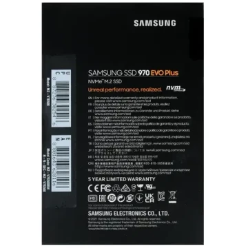 Твердотельный накопитель Samsung 500 Gb 970 EVO PLUS (MZ-V7S500BW)