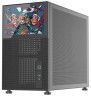 Компьютерный корпус 1STPLAYER MIKU Mi6 EV LCD display Black (Mi6-EV-BK)