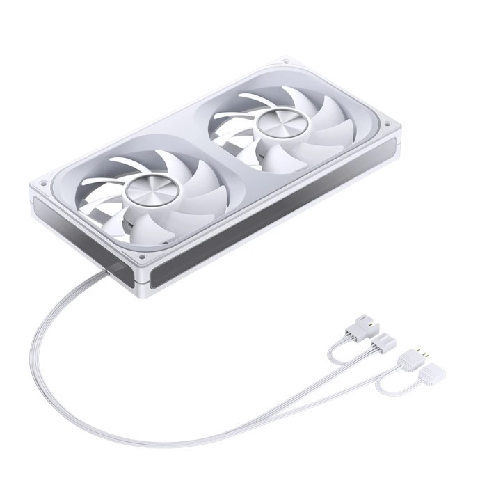 Вентилятор для корпуса Ji Jia Fans 240 ARGB White v2