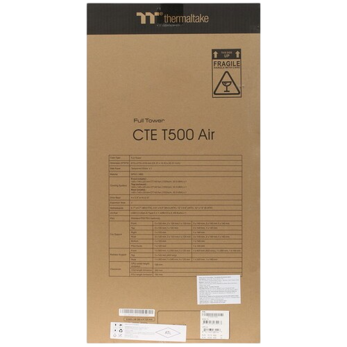 Компьютерный корпус Thermaltake CTE T500 Air TG Black (CA-1X8-00F1WN-00)
