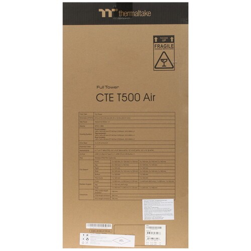 Компьютерный корпус Thermaltake CTE T500 Air TG Black (CA-1X8-00F1WN-00)