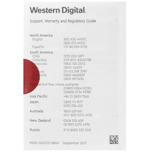 Твердотельный накопитель Western Digital 500 Gb Red (WDS500G1R0A)