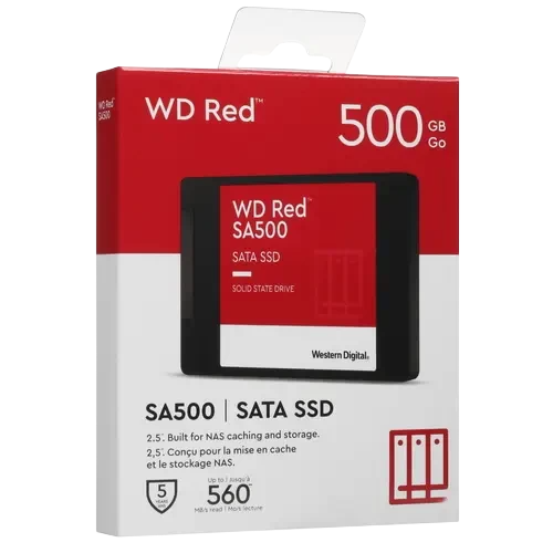 Твердотельный накопитель Western Digital 500 Gb Red (WDS500G1R0A)