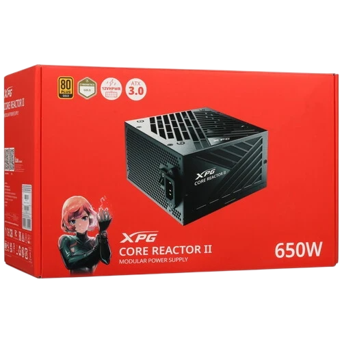 Блок питания ADATA XPG 650W CORE REACTOR II (COREREACTORII650G-BKCEU) 16 Pin (PCIe 5.0 Connector Cable Details)