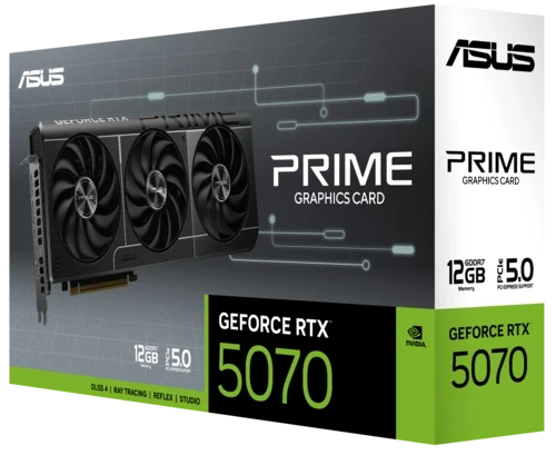 Видеокарта ASUS (PRIME-RTX5070-12G) GeForce RTX 5070 12GB PRIME 90YV0M11-M0NA00