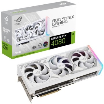 Видеокарта ASUS (ROG-STRIX-RTX4080-16G-WHITE) GeForce RTX 4080 16GB ROG STRIX White 90YV0IC4-M0NA00
