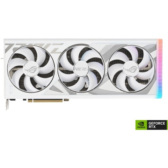 Видеокарта ASUS (ROG-STRIX-RTX4080-16G-WHITE) GeForce RTX 4080 16GB ROG STRIX White 90YV0IC4-M0NA00