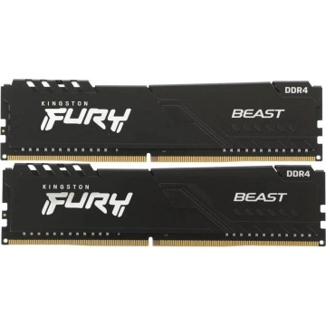 Оперативная память 16 Gb 3200 MHz Kingston FURY Beast Black (KF432C16BBK2/16WP)