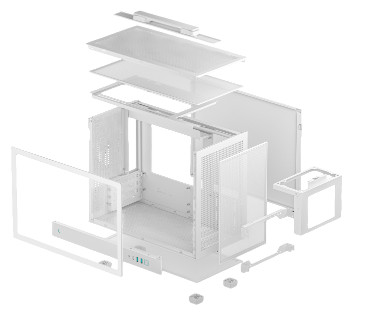Компьютерный корпус Deepcool CH160 PLUS WH
