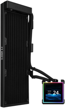 Система жидкостного охлаждения для процессора Lian Li HydroShift II LCD-S 360N (GHS2LCDS36NB) Black (G89.GHS2LCDS36NB.R0)