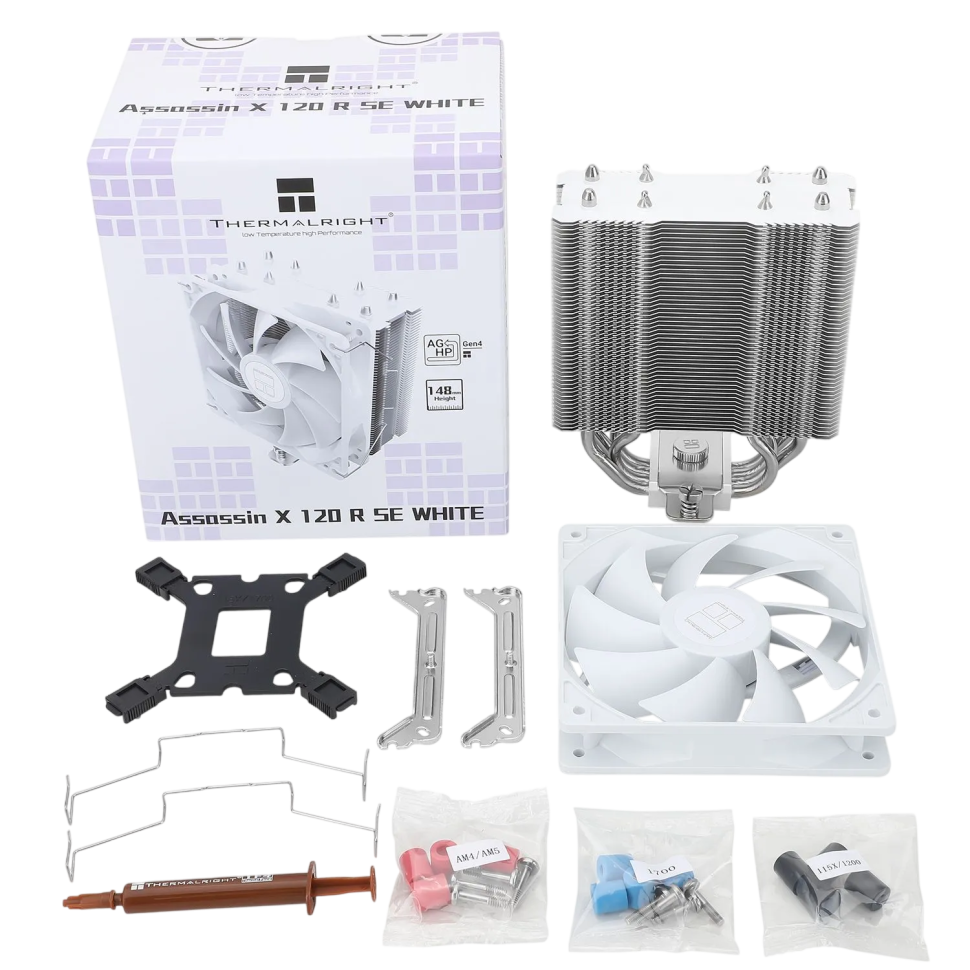 Кулер для процессора Thermalright Assassin X 120 R SE White (TRAX120RSEW)