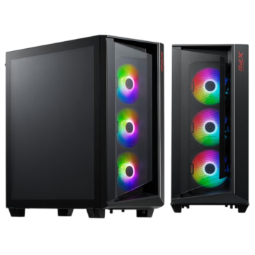 Компьютерный корпус ADATA XPG CRUISER TG ARGB Black (CRUISERST-BKCWW)