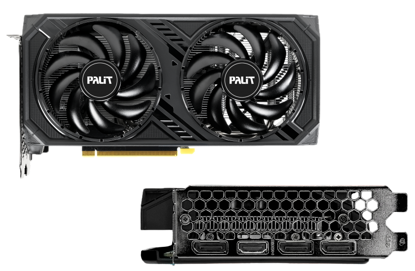 Видеокарта Palit (NE64060T19P1-1070D) GeForce RTX 4060 8GB DUAL OC