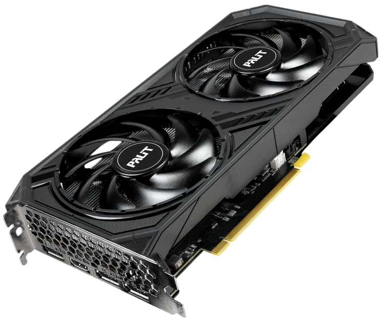 Видеокарта Palit (NE64060T19P1-1070D) GeForce RTX 4060 8GB DUAL OC