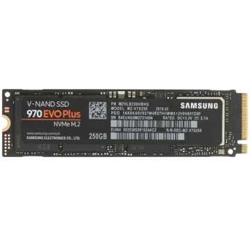 Твердотельный накопитель Samsung 250 Gb 970 EVO PLUS (MZ-V7S250BW)