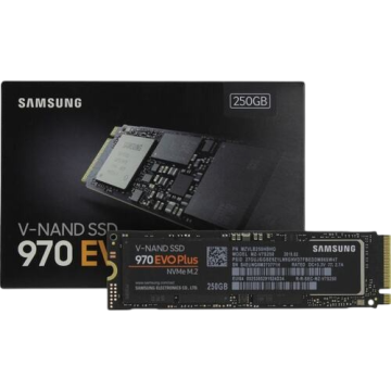 Твердотельный накопитель Samsung 250 Gb 970 EVO PLUS (MZ-V7S250BW)