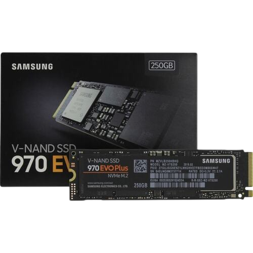 Твердотельный накопитель Samsung 250 Gb 970 EVO PLUS (MZ-V7S250BW)