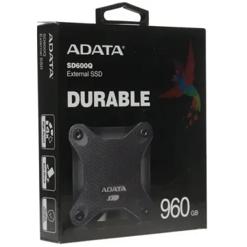 Внешний SSD 960 Gb ADATA SD600Q Black ASD600Q-960GU31-CBK