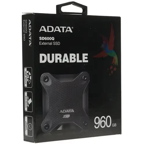 Внешний SSD 960 Gb ADATA SD600Q Black ASD600Q-960GU31-CBK