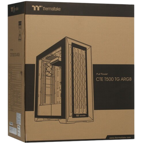 Компьютерный корпус Thermaltake CTE T500 TG ARGB Snow (CA-1X8-00F6WN-01)