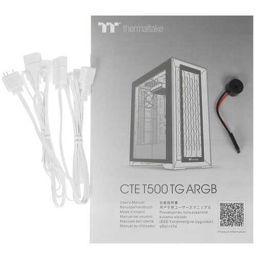 Компьютерный корпус Thermaltake CTE T500 TG ARGB Snow CA-1X8-00F6WN-01